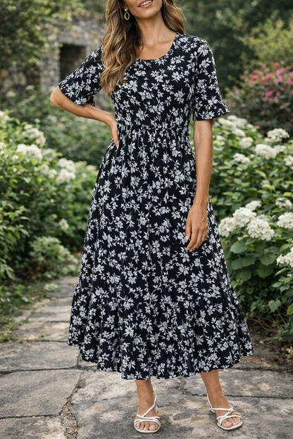 Floral Midi Sophie Laurie Summer Dress