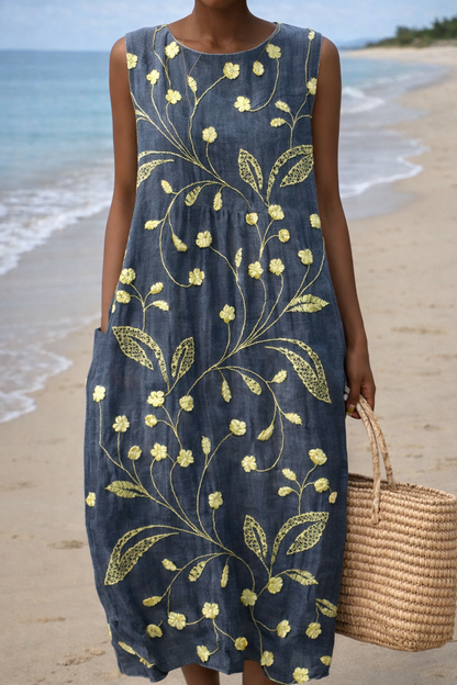 Pinterest-Inspired Sophie Laurie Sleeveless Summer Dress