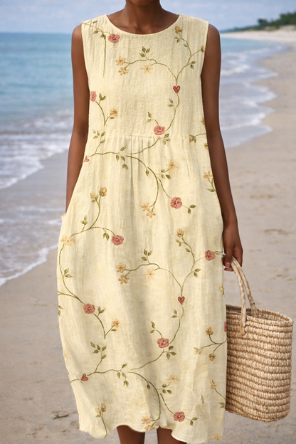 Pinterest-Inspired Sophie Laurie Sleeveless Summer Dress