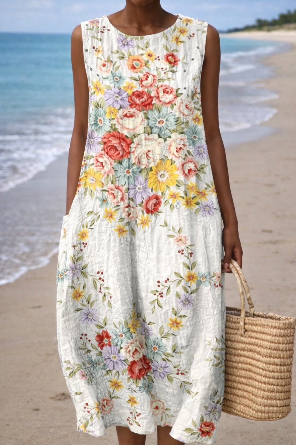 Pinterest-Inspired Sophie Laurie Sleeveless Summer Dress