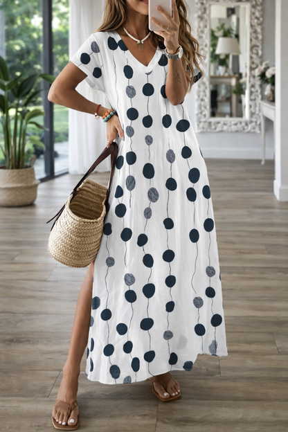 Elegant 3D Print Midi Dress by Sophie Laurie