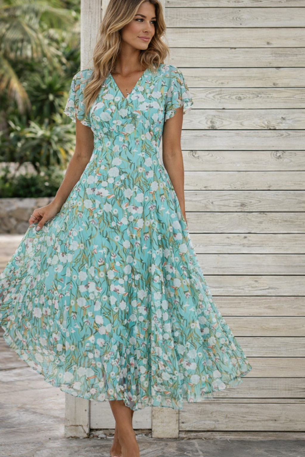 Floral Swing Pocket Dress by Sophie Laurie