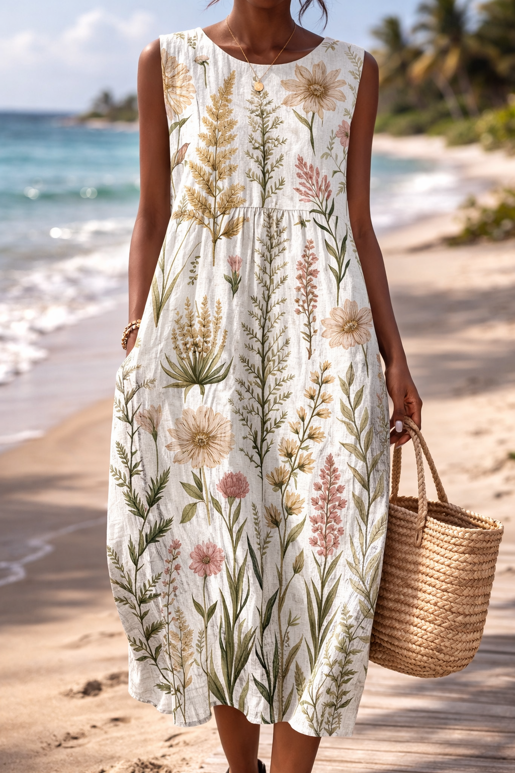 Pinterest-Inspired Sophie Laurie Sleeveless Summer Dress