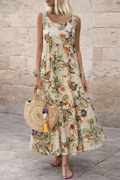 Bohemian Floral Maxi Dress Sophie Laurie Summer