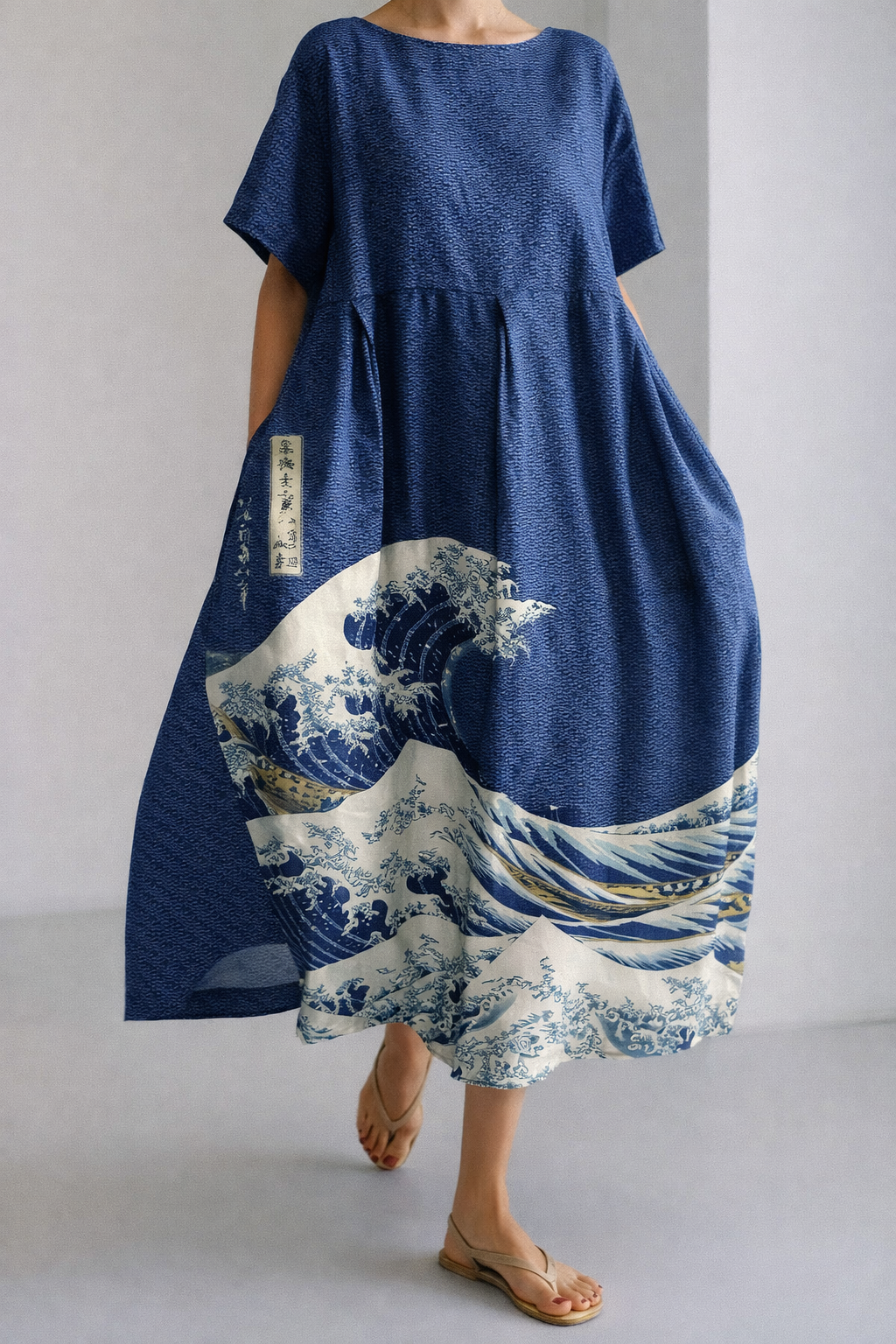 Artful Floral Sophie Laurie Summer Midi Dress