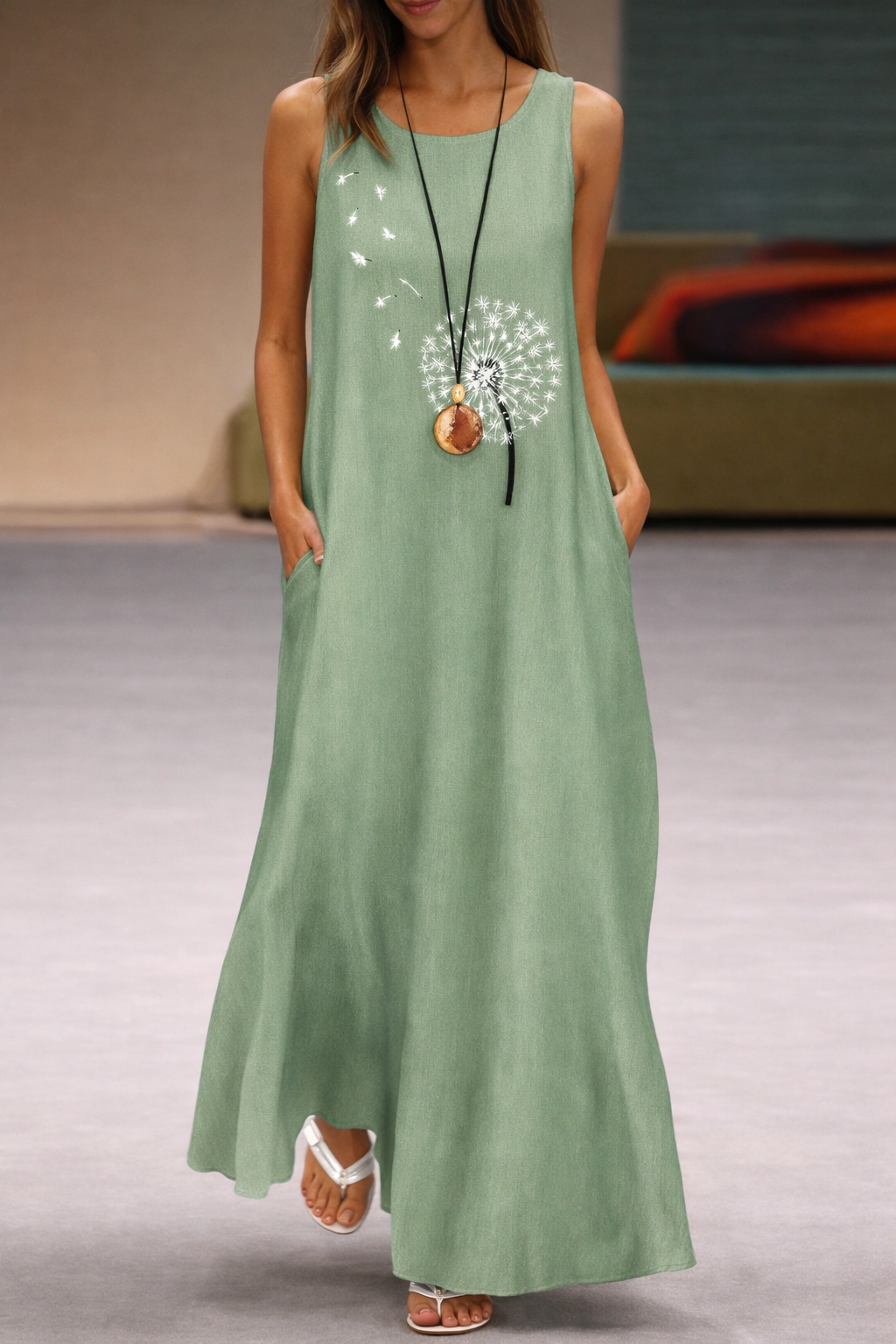 Floral Print Pocket Dress Sophie Laurie Summer Style
