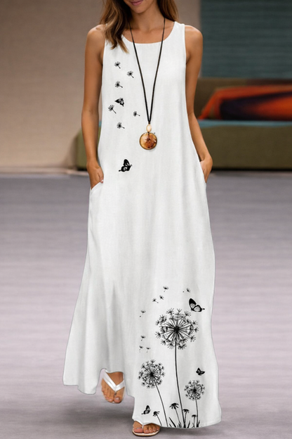 Floral Print Pocket Dress Sophie Laurie Summer Style