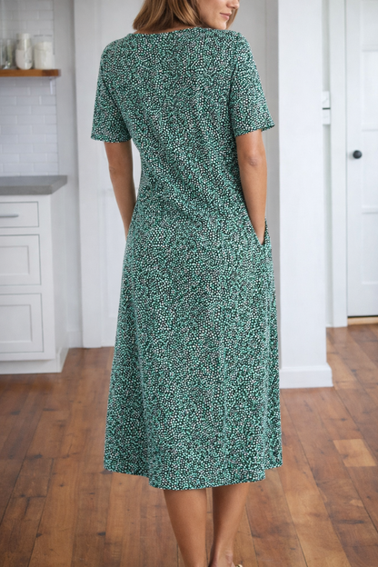 Floral Print Midi Dress by Sophie Laurie