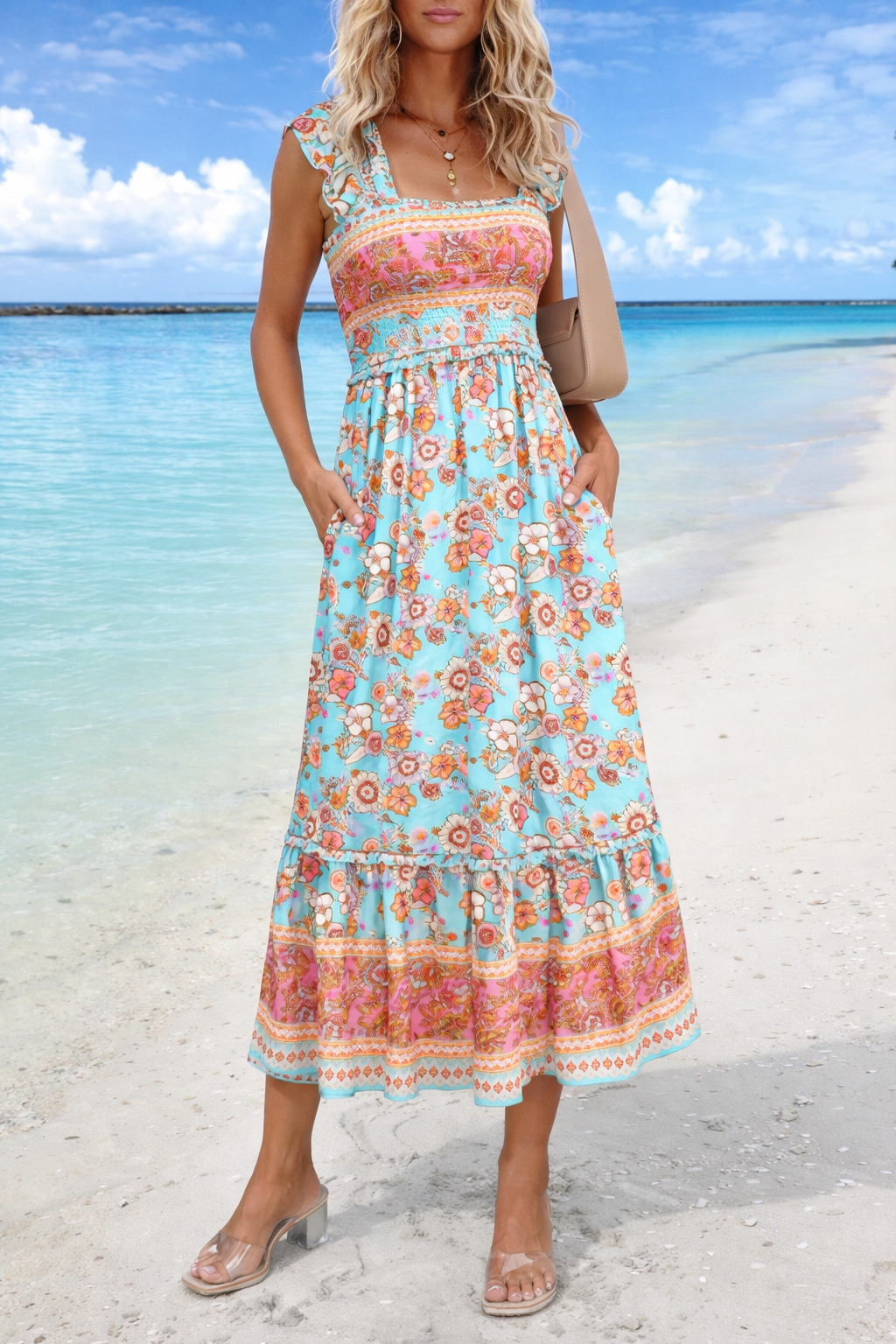 Boho Summer Maxi Dress Sophie Laurie