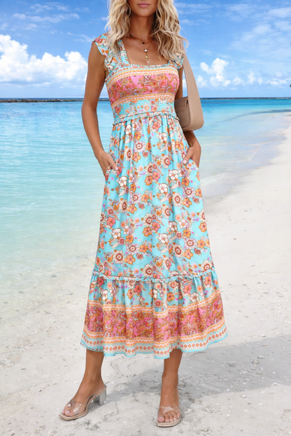 Boho Summer Maxi Dress Sophie Laurie