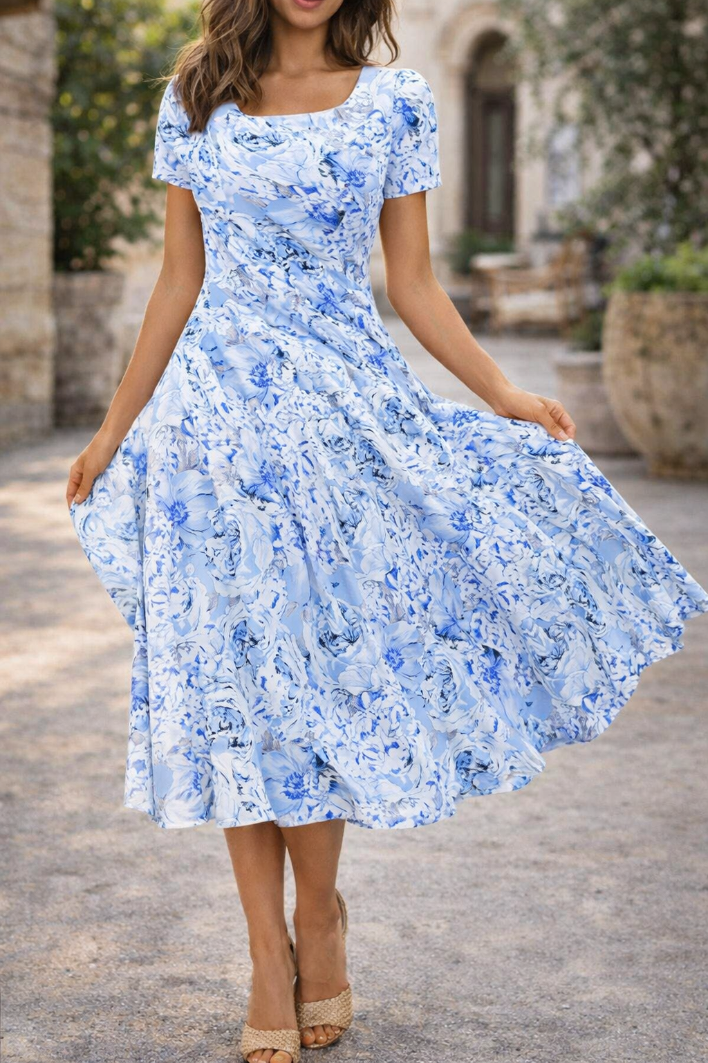 Floral Print Sophie Laurie Summer Everyday Dress
