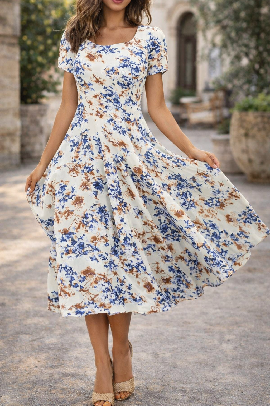 Floral Print Sophie Laurie Summer Everyday Dress