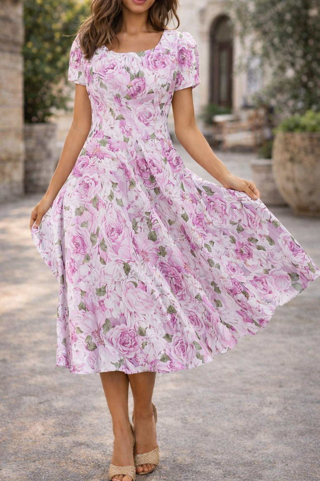 Floral Print Sophie Laurie Summer Everyday Dress
