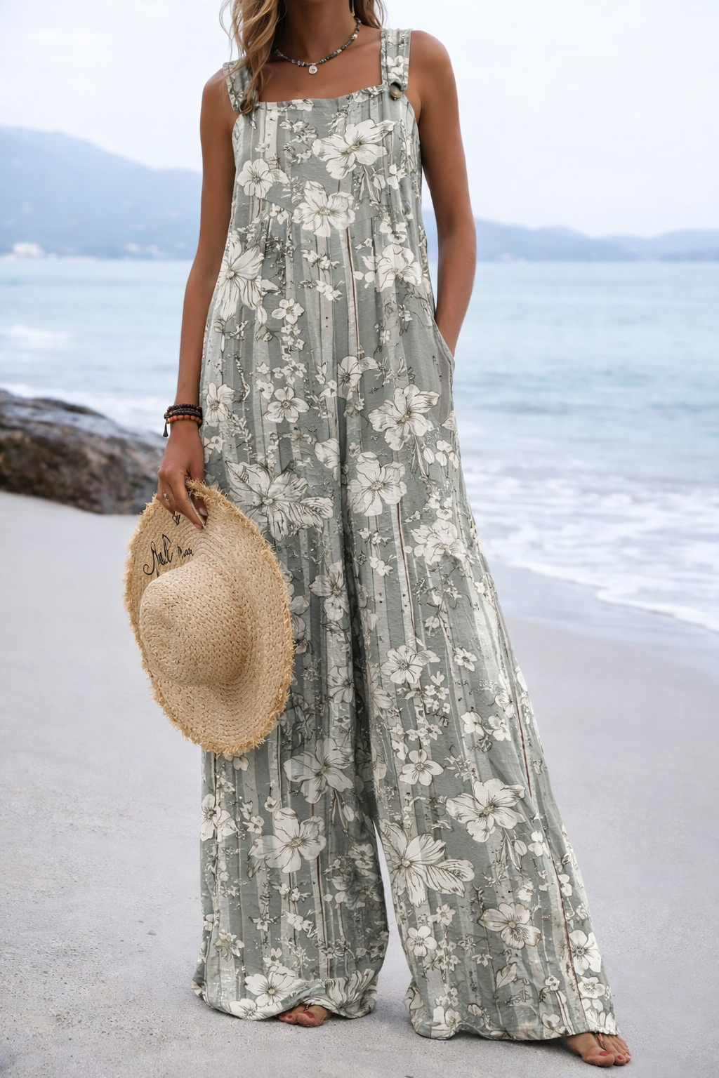 Vibrant Print Sophie Laurie Wide Leg Romper