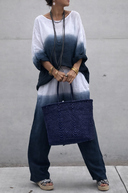 Gradient Linen Two-Piece Set by Sophie Laurie