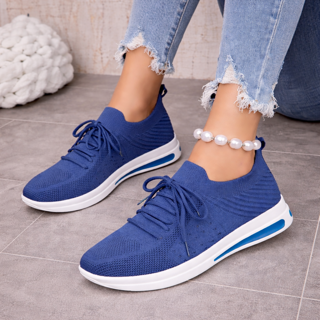 Lightweight Sophie Laurie Fly-Knit Everyday Sneakers