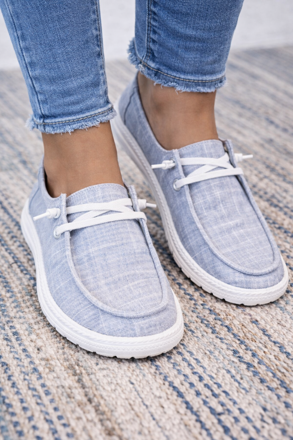 Plaid Canvas Sophie Laurie Everyday Comfort Sneakers