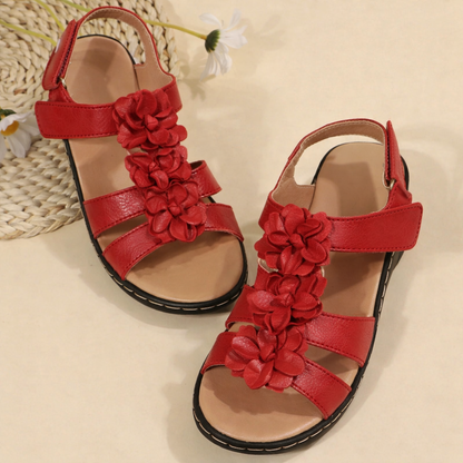 Floral Comfort Sophie Laurie Wedge Sandals
