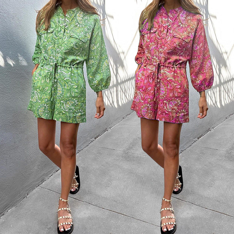 Vibrant Print Sophie Laurie Summer Romper
