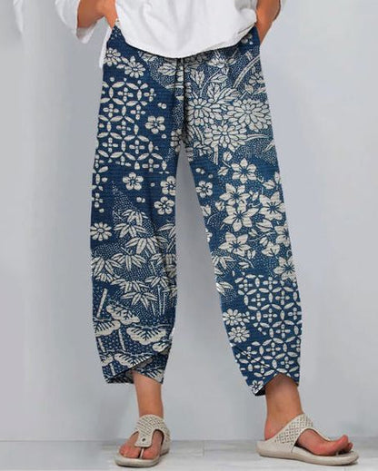 Artful Linen Sophie Laurie 3D Pattern Pants