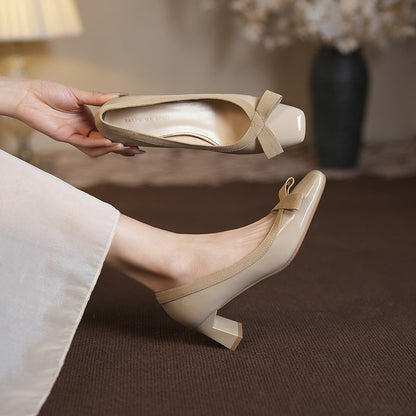 Elegant Chunky Heel Pumps Sophie Laurie Heels