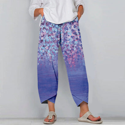 Pinterest-Inspired Floral Casual Pants by Sophie Laurie