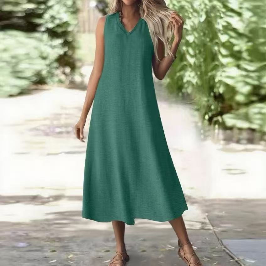 Chic Hemp Sleeveless Dress Sophie Laurie