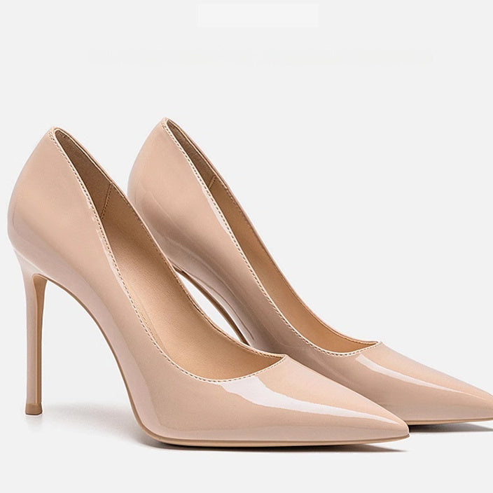 Elegant Sophie Laurie Leather Stiletto Heels