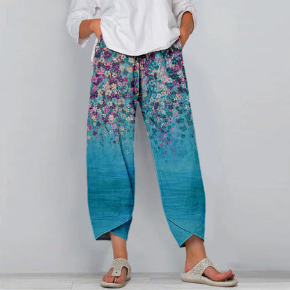 Pinterest-Inspired Floral Casual Pants by Sophie Laurie