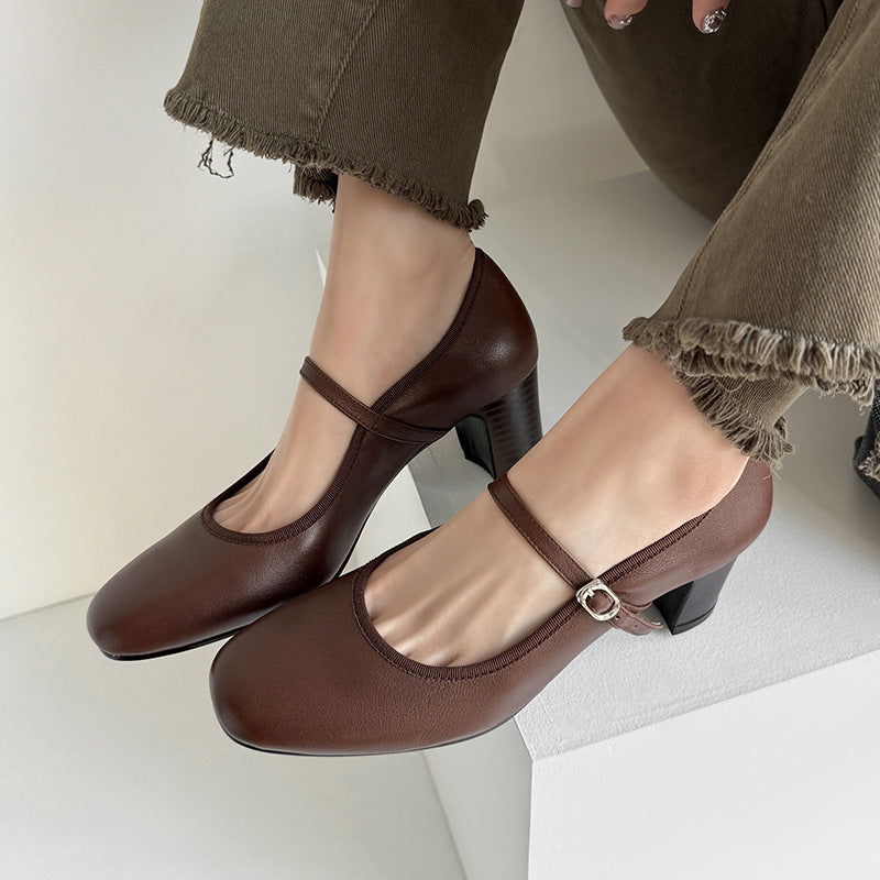 Retro Mary Jane Heels by Sophie Laurie