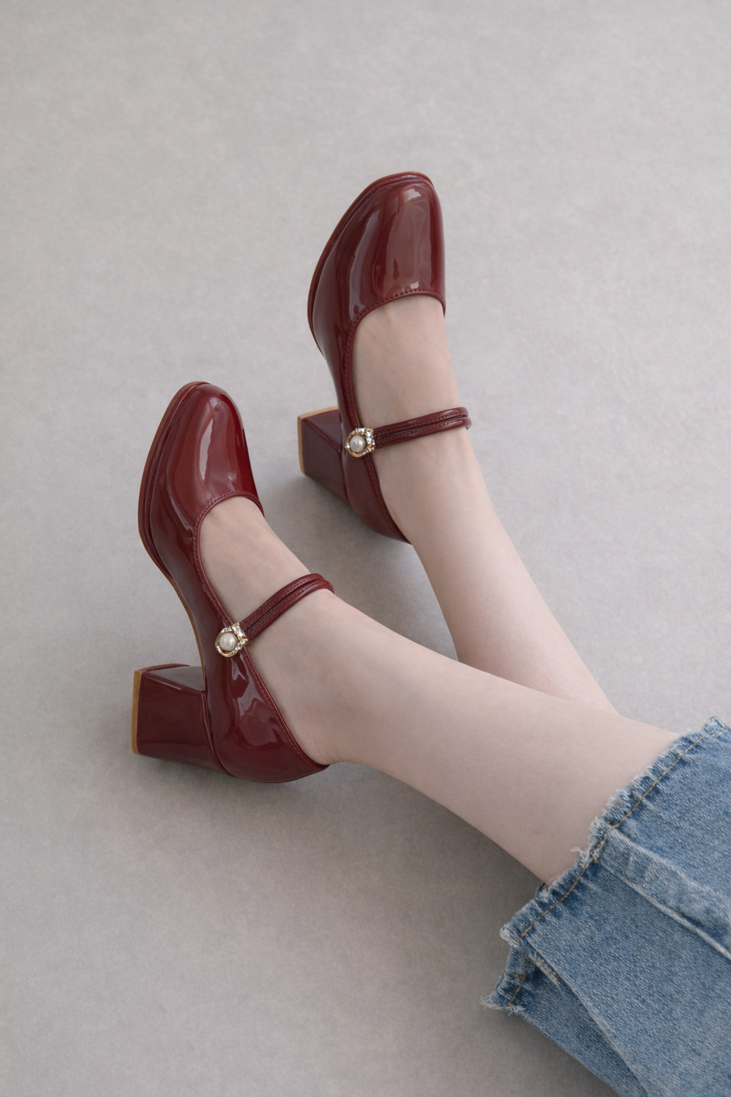Retro Mary Jane High Heels by Sophie Laurie