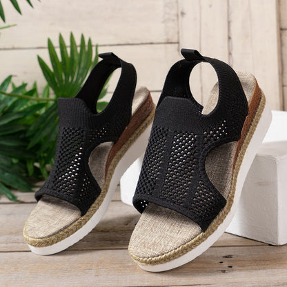 Breathable Wedge Sandals by Sophie Laurie