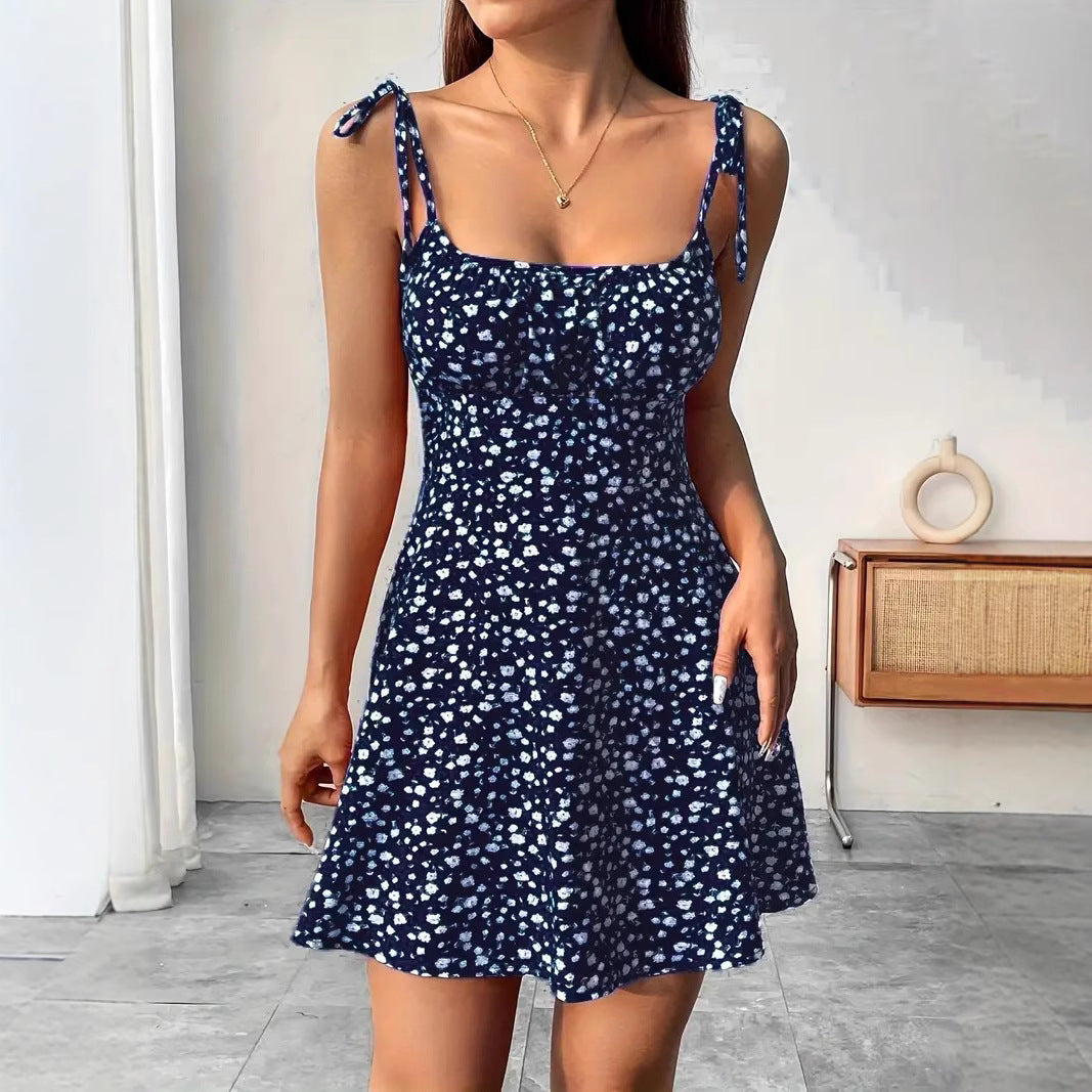 Chic Floral Strap Dress by Sophie Laurie