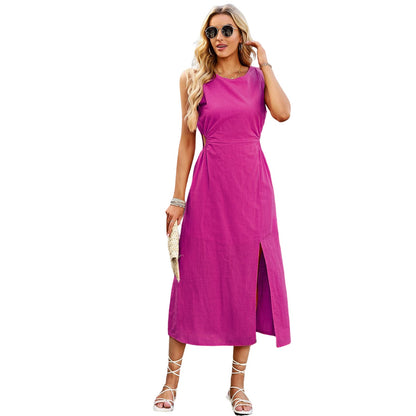 Chic Sophie Laurie Sleeveless Summer Midi Dress
