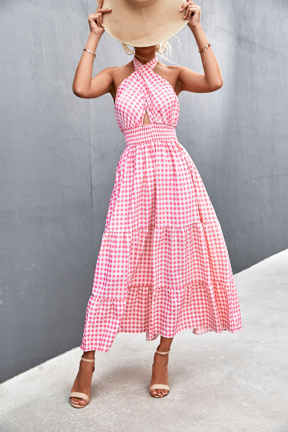 Chic Halter Backless Dress by Sophie Laurie