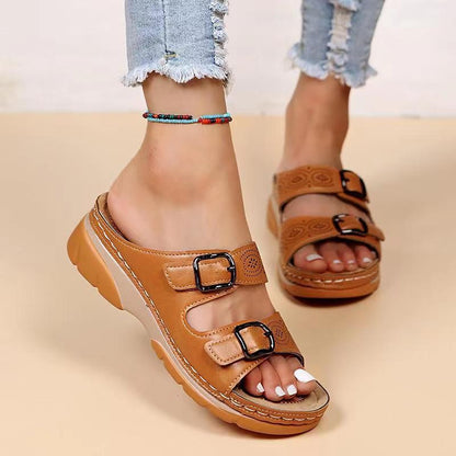 Chic Wedge Sandals by Sophie Laurie