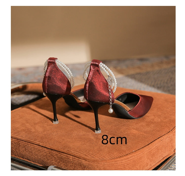 Elegant Sophie Laurie Stiletto Buckle Sandals