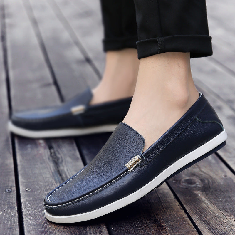 Breathable Leather Loafers Sophie Laurie Men’s Shoes