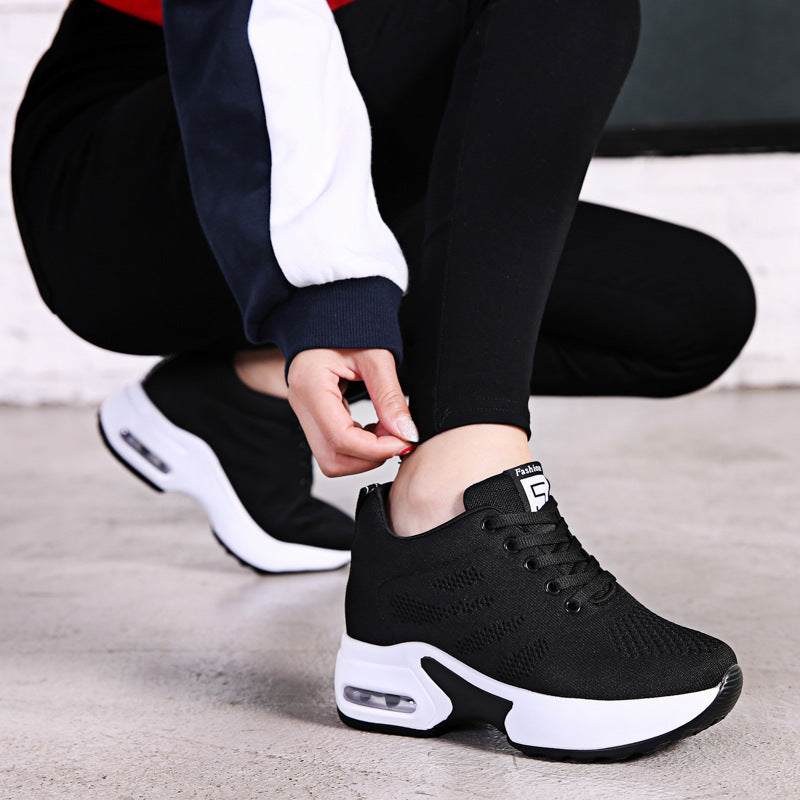 Breathable Mesh Platform Sneakers Sophie Laurie