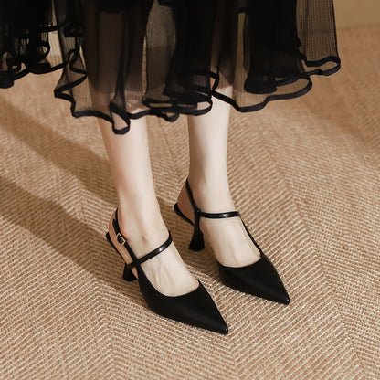 Elegant Sophie Laurie Pointed Toe High Heel Sandals