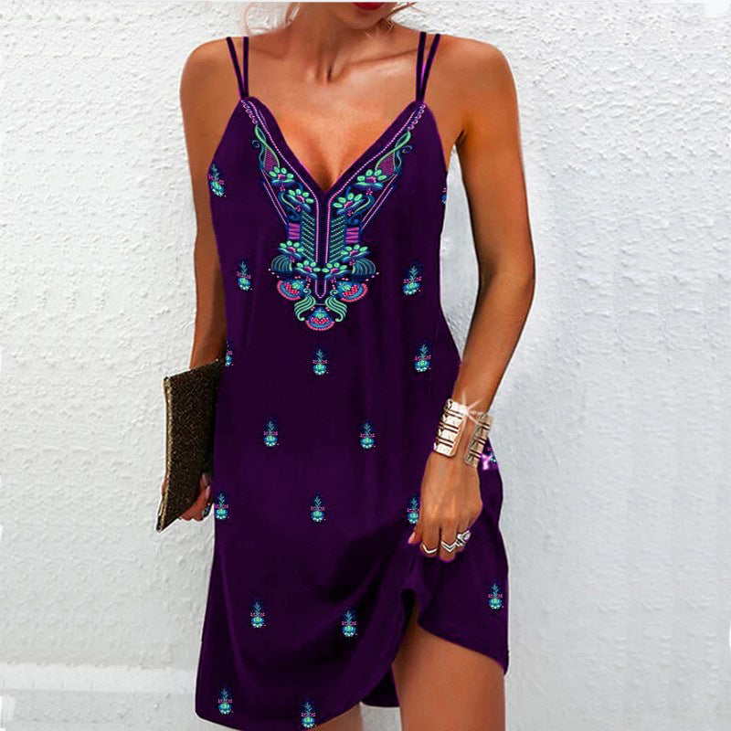 Boho V Neck Dress Sophie Laurie Summer Collection