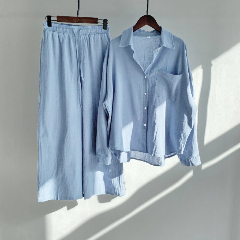 Relaxed Cotton Linen Set by Sophie Laurie