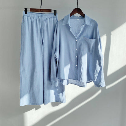 Relaxed Cotton Linen Set by Sophie Laurie