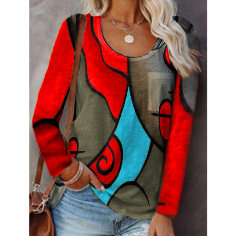 Colorblock Long Sleeve Top by Sophie Laurie