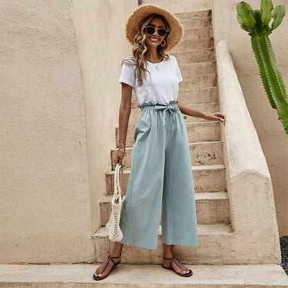 Pinterest-Inspired Sophie Laurie Linen Wide Leg Pants