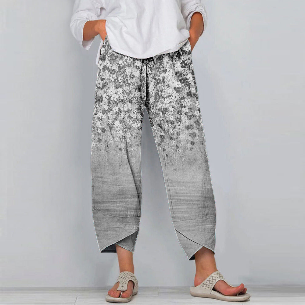 Pinterest-Inspired Floral Casual Pants by Sophie Laurie