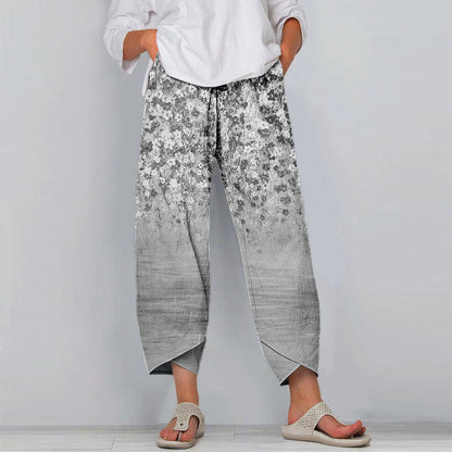 Pinterest-Inspired Floral Casual Pants by Sophie Laurie