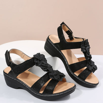 Floral Comfort Sophie Laurie Wedge Sandals
