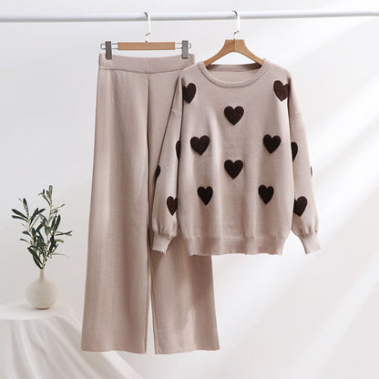 Chic Heart Knit Set by Sophie Laurie
