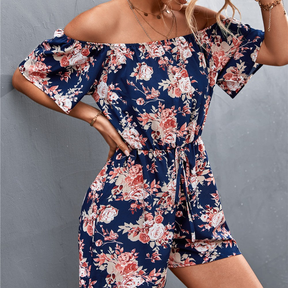 Floral Off-Shoulder Sophie Laurie Jumpsuit